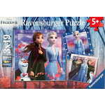 Ravensburger Puzzle 050116 Disney Ledeno kraljestvo, 2 3x49 kosov