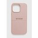 Guess ovitek za iPhone 13 Pro, roza (GUHCP13LPSASBPI)