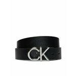 Calvin Klein Moški pas Adj Ck Metal Smooth 35Mm K50K511758 Črna