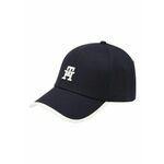 Tommy Hilfiger Kapa s šiltom Th Contemporary Cap AW0AW15786 Mornarsko modra