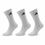 Visoke nogavice Unisex adidas Cushioned Crew Socks 3 Pairs HT3446 Bela