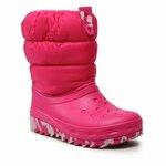 Crocs Škornji roza 34 EU Classic Neo Puff JR