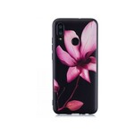 OSTALO Silikonski ovitek z orhidejo za samsung galaxy a50 a505 - črn