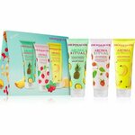 Dermacol Aroma Moment Be Juicy Set gel za prhanje Hawaiian Pineapple 250 ml + gel za prhanje Wild Strawberries 250 ml + gel za prhanje Bahamas Banana 250 ml unisex