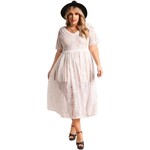 Plus size obleka 31758