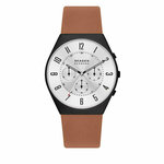 Ročna ura Skagen Grenen Chronograph SKW6823 Brown