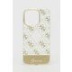 Guess Glitter Logo ovitek za iPhone 14 Pro, zlat (GUHCP14LHG4MHG)