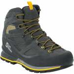 Jack Wolfskin Force Crest Texapore Mid M Black/Burly Yellow XT 42 Moški pohodni čevlji