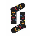 Happy Socks Visoke nogavice Unisex CHE01-9050 Črna