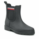 Gumijasti škornji Tommy Hilfiger Rain Boot Ankle Elastic FW0FW06774 Black BDS