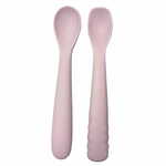 Bo Jungle silikonske žlice B-Spoon Shape 2ks Pastel Pink