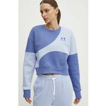 Under Armour Pulover Essential Fleece Crop Crew-PPL L