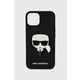 Karl Lagerfeld Head ovitek za iPhone 14, črn (KLHCP14SSAPKHK)