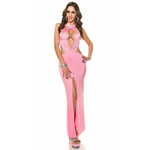Amiatex Ženska obleka 74525, roza, UNIVERZáLNí