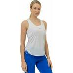 Nebbia FIT Activewear Tank Top “Airy” with Reflective Logo White S Fitnes majica