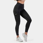 Nebbia Active High-Waist Smart Pocket Leggings Black XS Fitnes hlače