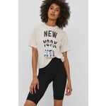 Tommy Jeans Ženska New York City Crop Top Bež XS