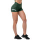 Nebbia Classic Hero High-Waist Shorts Dark Green XS Fitnes hlače
