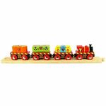 WEBHIDDENBRAND Bigjigs Rail Nevaren tovorni vlak + 2 progi