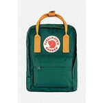 Nahrbtnik Fjallraven Kanken Mini zelena barva - zelena. Nahrbtnik iz kolekcije Fjallraven. Model izdelan iz trpežnega materiala.