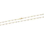 Beneto Modna dvobarvna balonska ogrlica AGS1290 (Dolžina 50 cm) srebro 925/1000
