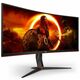 AOC Agon CU34G2XP monitor, VA, 34", 21:9, 3440x1440, 144Hz, pivot, HDMI, 2x DisplayPort/Display port, USB