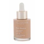 Clarins Skin Illusion Natural Hydrating SPF15 vlažilni puder z uv filtrom 30 ml odtenek 107 Beige