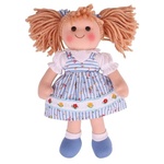 Bigjigs Toys Látková bábika Christina 34 cm