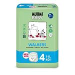 MUUMI BABY eko otroške plenice Walkers vel. 4 MAXI (7-11 kg), 40 kosov