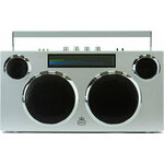 GPO Retro Manhattan - Boombox Stereo Silver