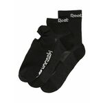 Reebok Set 3 parov unisex visokih nogavic Te All Purpose GH0404 Črna