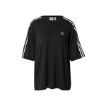 Kratka majica adidas Originals 3-Stripes Tee ženska, črna barva, IU2406 - črna. Lahkotna kratka majica iz kolekcije adidas Originals, izdelana iz mehke in udobne pletenine.